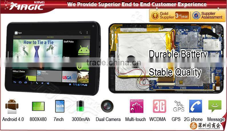 Hot tablet 3g wifi bluetooth fm gps tv radio transmitter pc