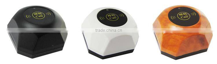 Hot Sell Strong Single Vibrator Table Pager Wireless Call Bell System