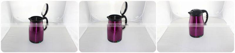 home appliances 360 rotating CE/CBapproval 1.5L 1000w many colors available stainless steel electric kettle