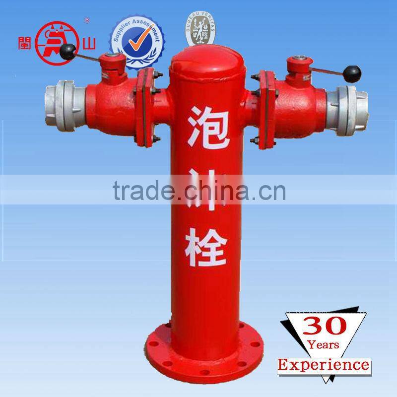 Foam fire hydrant fire hydrant system