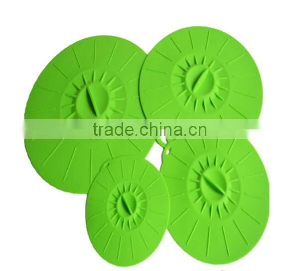 Wholesale Hight Quality Food Grade Heat Resistant Silicone Cover Flexiable Silicone Suction Lid