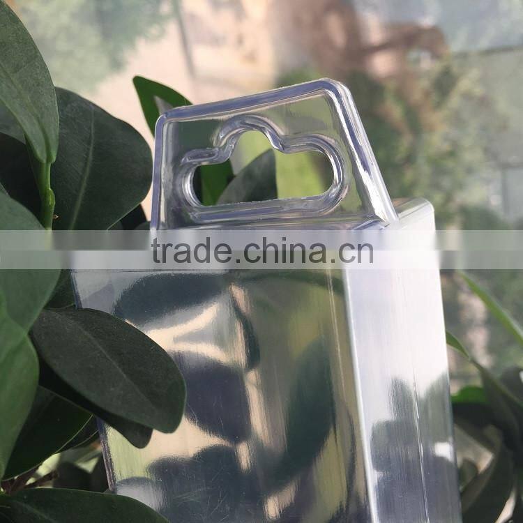 pvc plastic square packaging tubes QP