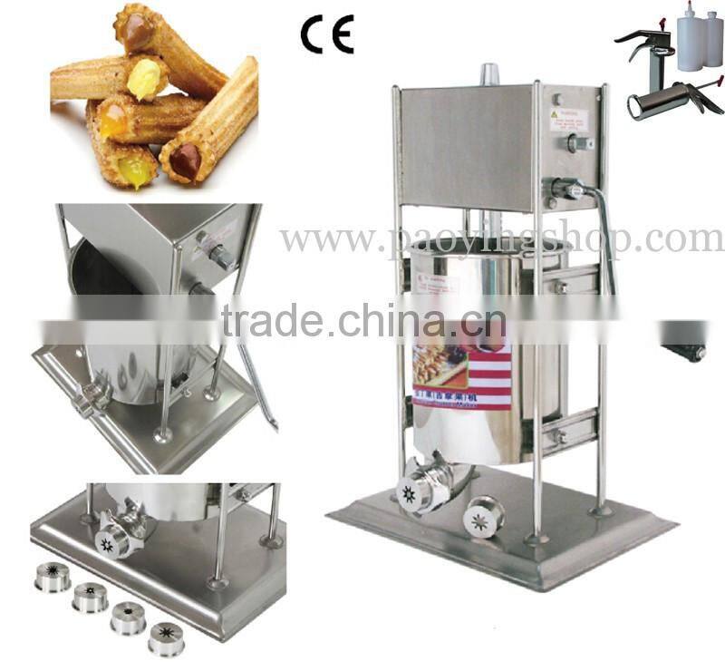 (2 in 1) Commercial Use Manual Spanish 10L Churro Machine + 1L Churros Filling Machine
