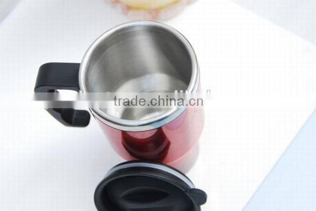 plastic thermos car cup with lid