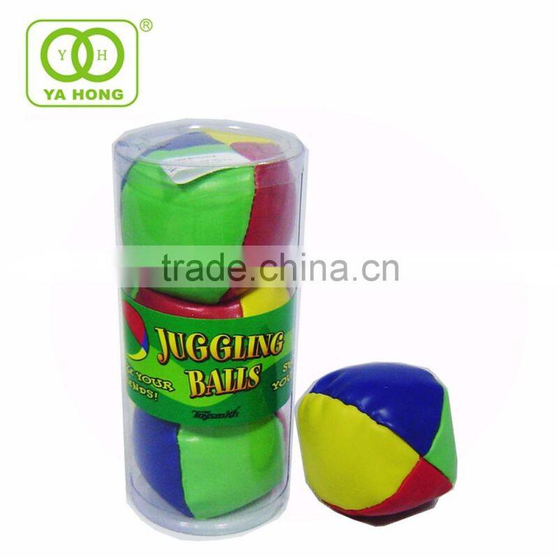 Custom hacky sack ball with waterproof fabric and plastic bean material