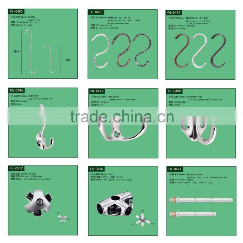 metal Chrome wire mesh square tube connector