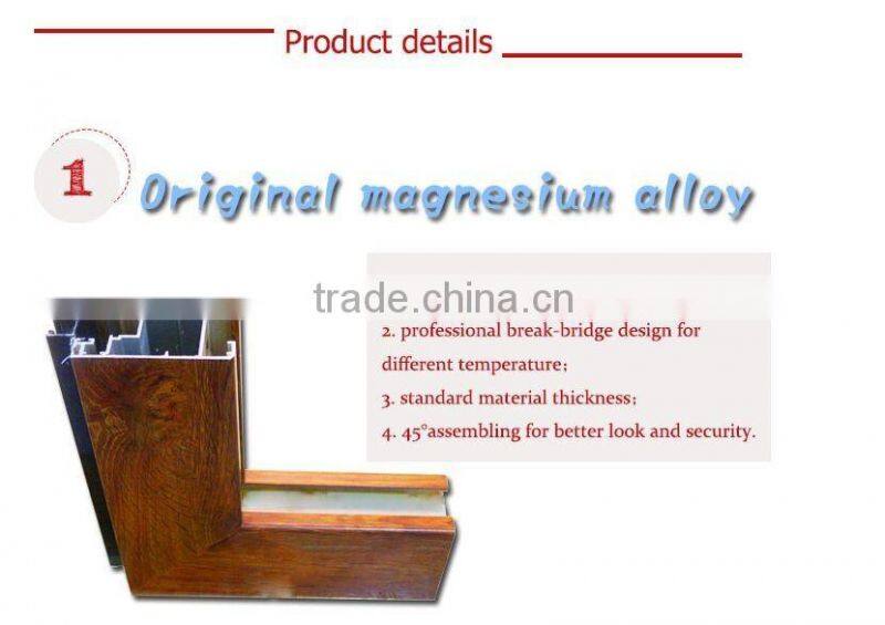 aluminum outward open window and doors