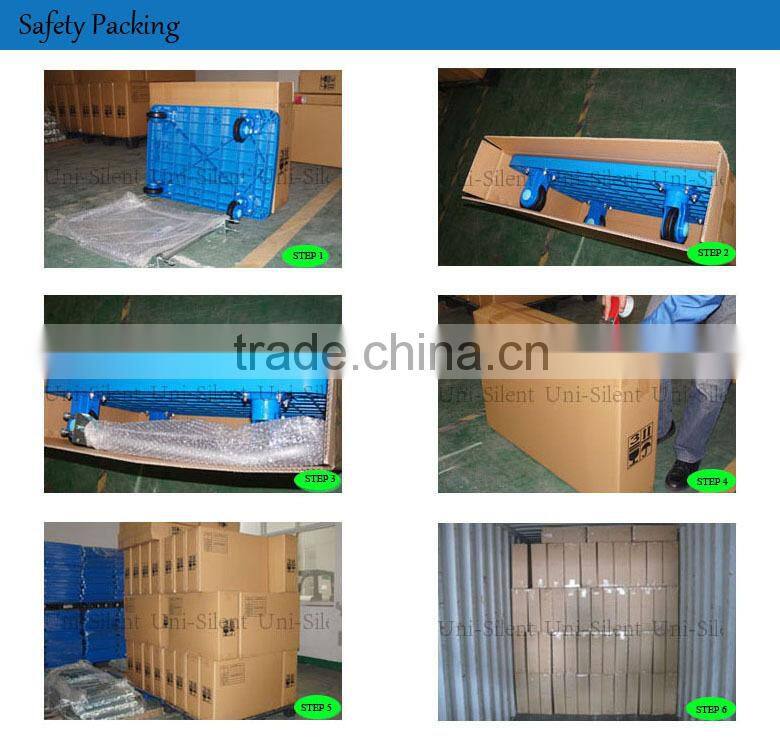 300kg 2 layers plastic book trolley used in the library