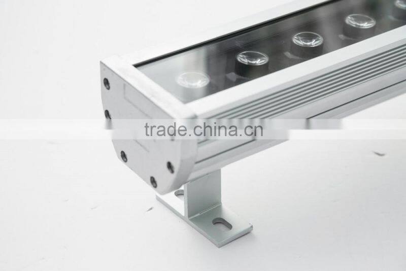 Outdoor lighting IP65 aluminum housing RGB color changing 3 in1 36W led strip wall washer lamp