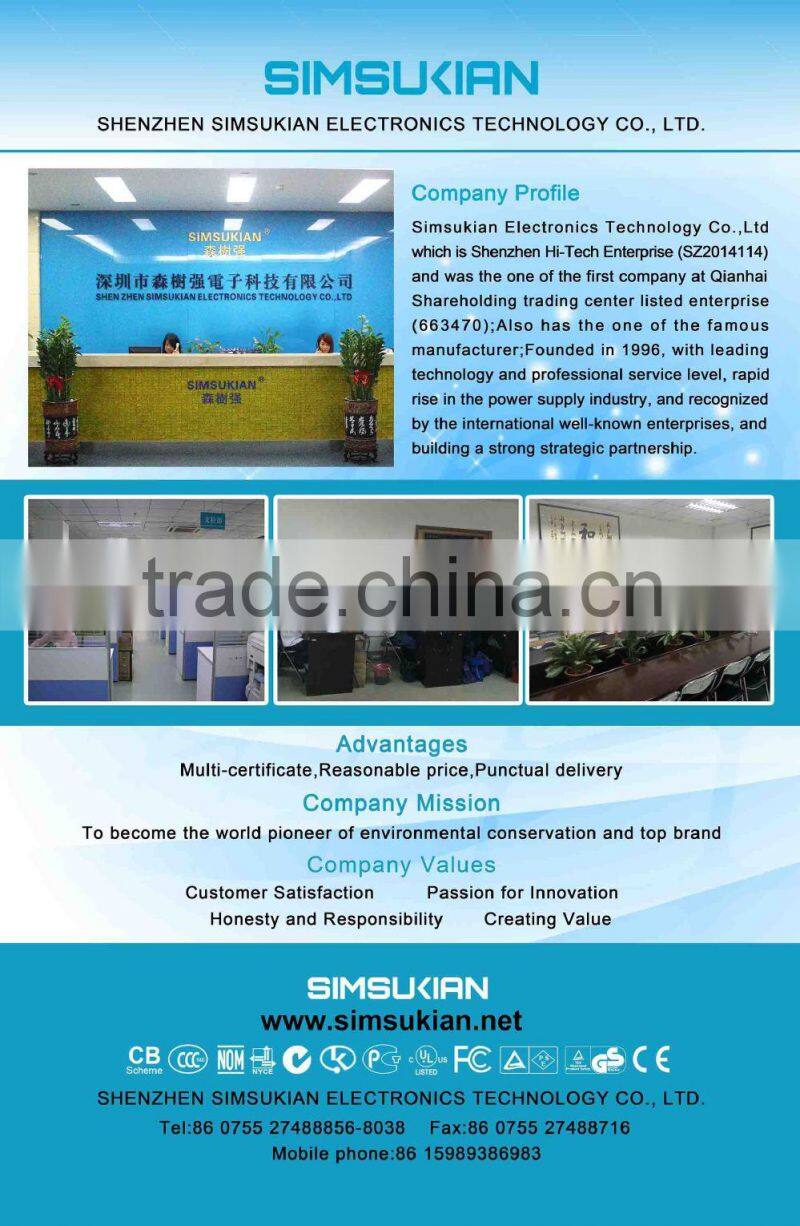 8.4v ac dc adapter with UL/CUL FCC ROHS approval