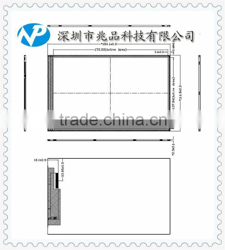 800*1280 tft screen 8 inch mipi lcd