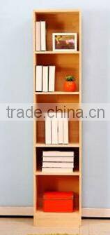 China manufaturer supply whiten wooden bookshelf /books stand for sale