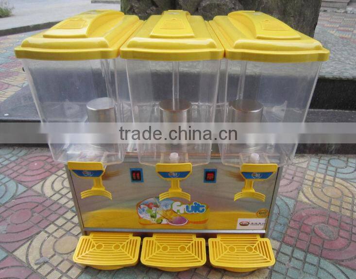 3x12L Three Bowls Commercial Electric Juice Dispenser/Juice Dispenser Cooler/Fruit Juice Dispenser