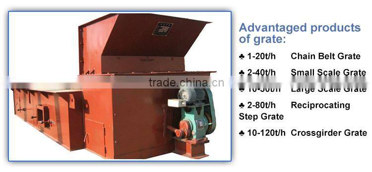 Reasonable price coal and biomass boiler chain grate stoker
