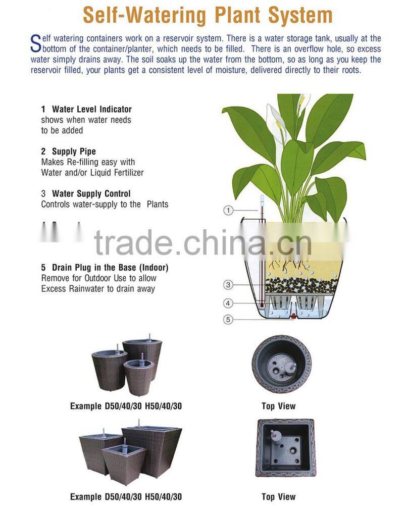 Beautiful Home Flower Wicker Planter