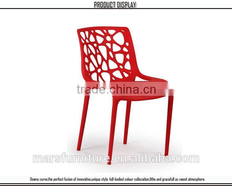 Modern furniture new model plastic coffee shop chair