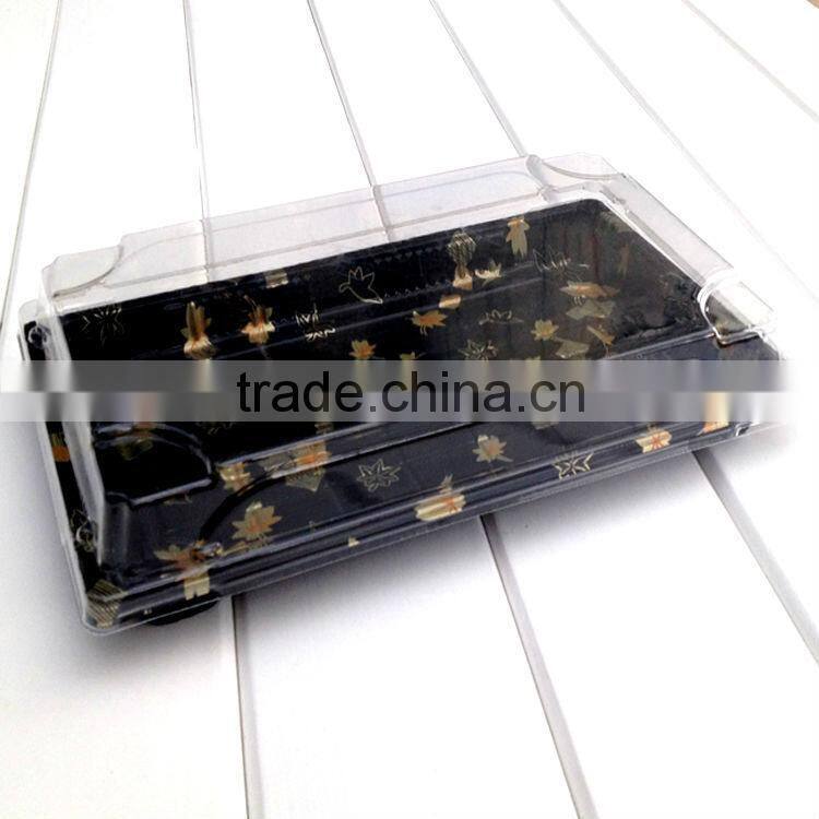 plastic sushi container food sushi packaging box Decorative pattern Sushi Boxes Plastic