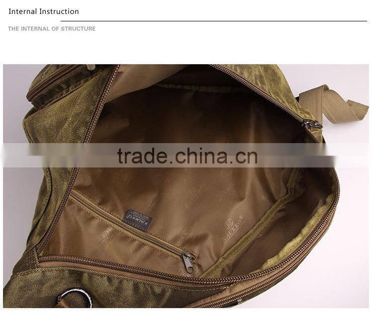 Factory directly wholesale canvas army green tactical messenger bag for sale