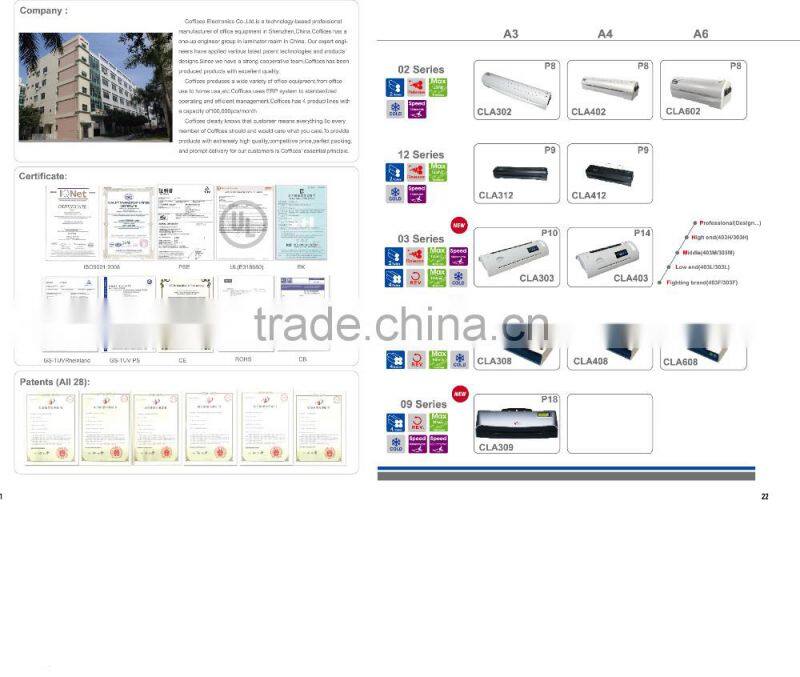 4 rollers laminating machine laminator motor
