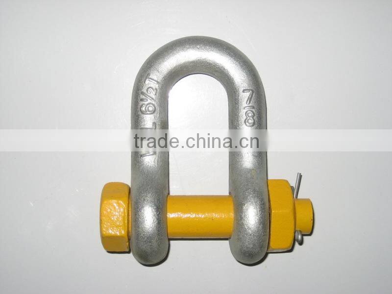 yellow safety pin U.S type G2150 chain Shackle