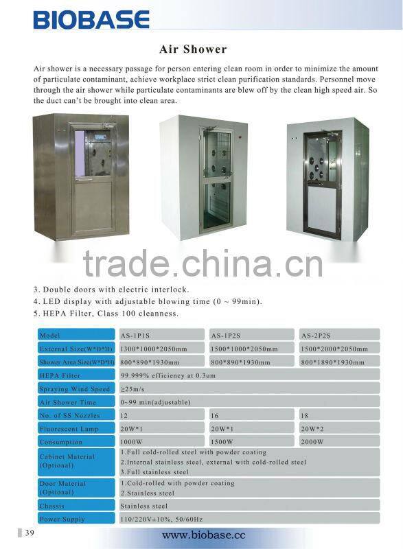 Clean Room Air Shower AS-2P2S