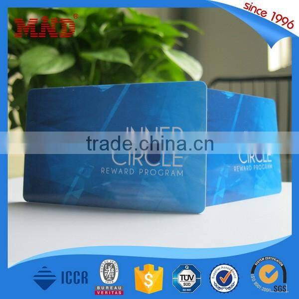 MDCL16 standard size Custom printing rfid pvc cards 125khz writable rfid card T5577 chip
