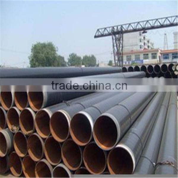 3PE sprial welded mild steel pipe line