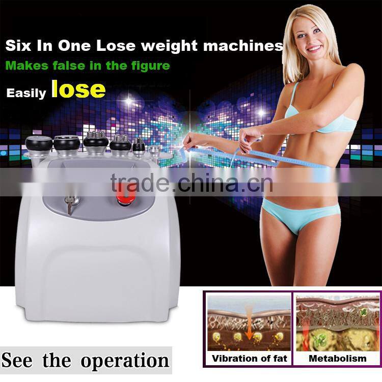 2015 Newest 6 in 1 cavitation home use/radio frequency system cavitation cellulite system/fat cavitation slimming system