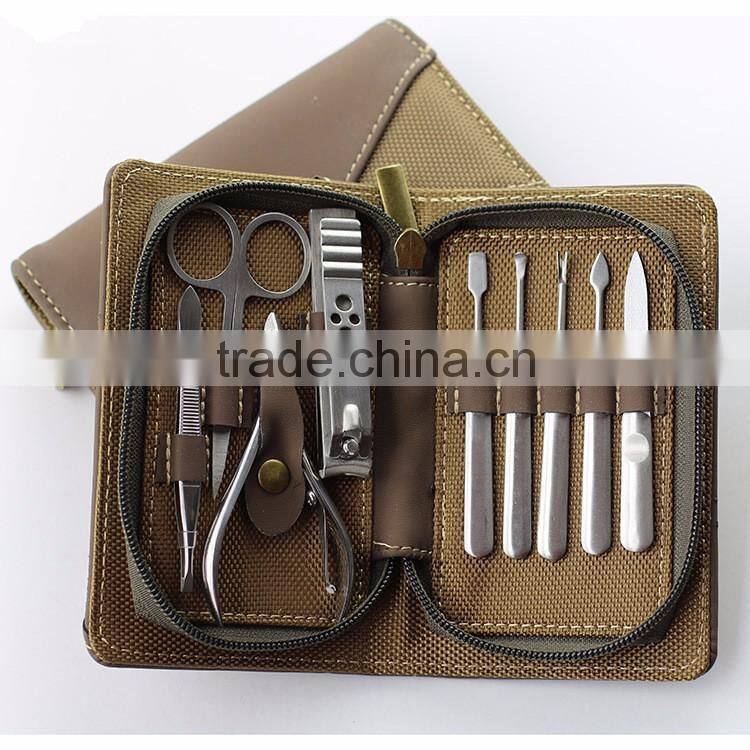 Bonvatt scissors inox manicure pedicure set souvenir case