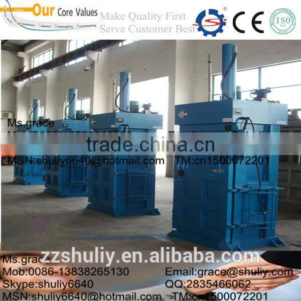 Factory direct sale Hydraulic cotton baler /waste paper baling press machine