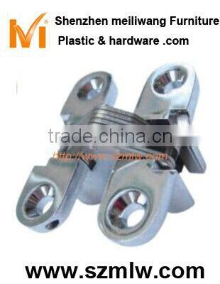 zinc alloy and steel 180 degree hinge