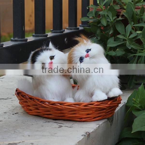 handmade stuffed animal plush cat christmas decorations for home