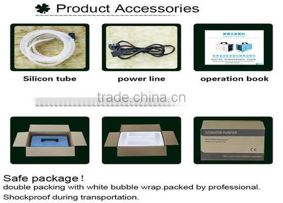 2g adjustable odor free ozone generator, odor free ozone machine