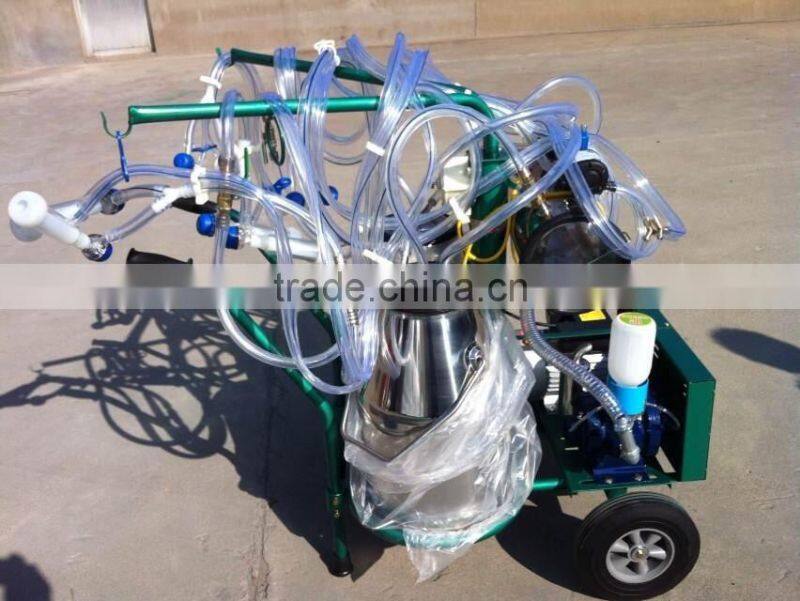movable milking machine/vacuum pump cow milking machine