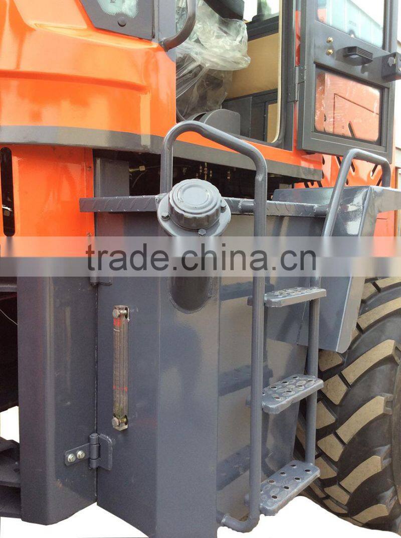 Chinese famous brand tractor ZLY920 with front end loader and backhoe 4 wheel drive