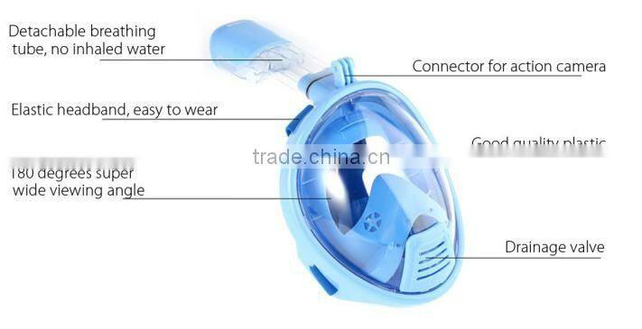 Kid face snorkle mask