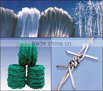 Electro galvanized barbed wire manufactory