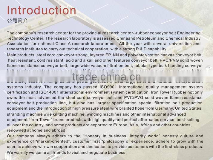 high temperature resistant material rubber belt sheet