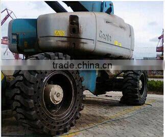 high quality resilient polyurethane bobcat linde forklift solid tyres 12-16.5