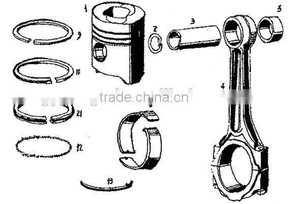 X195 D1100 S195G S195 S1100 S1102 s1110 S1115 ZS1110 tractor connecting rod cover, tractor connecting rod cap