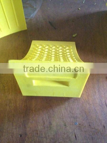 2.1kg PU wheel chock blocks for parking