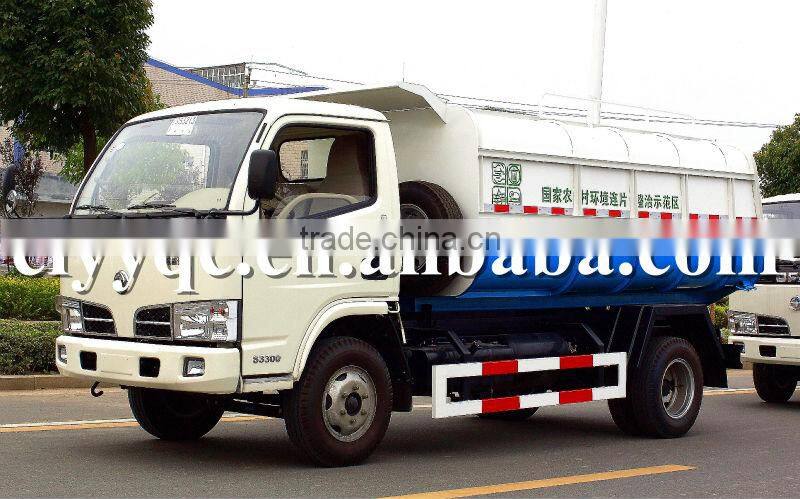 DFAC 4x2 Garbage Truck and 5 m3 Self Loading Garbage Truck for sales