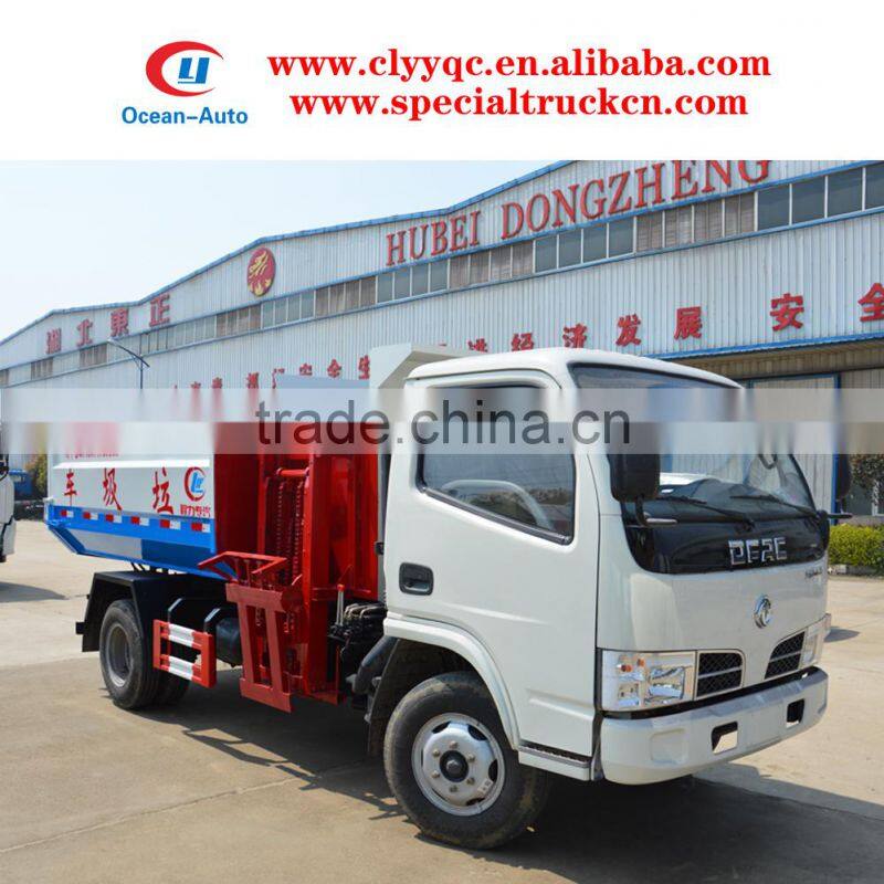 Dongfeng mini garbage collection equipment with 5cbm capacity from original manufacture