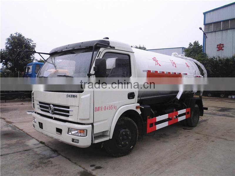 Dongfeng mini 5cbm sewage suction tanker truck