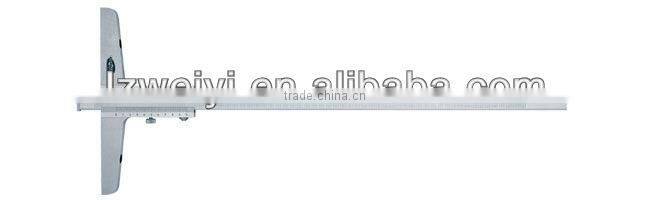 Rotating hook vernier depth calipter with stand steel quality