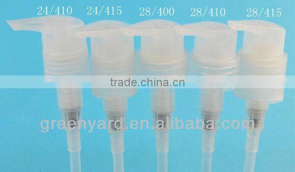 aluminium closure screw lotion pump