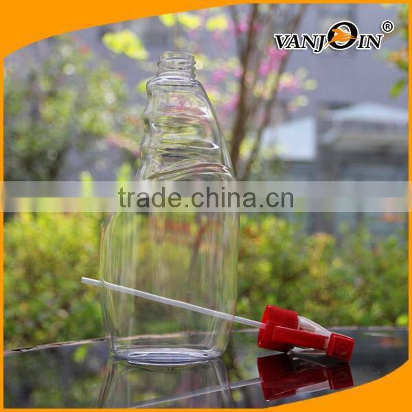 Transparent Trigger Spray Bottle 550ml PET