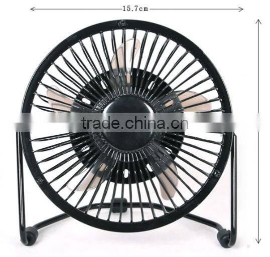 360 degrees revolving metal table fan