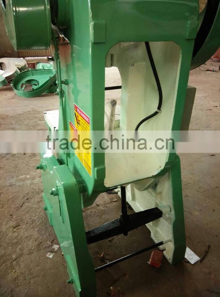 J23-16T C-frame Power Press , Mechanical Metal Stamping Machine Flywheel Punching Press Machine