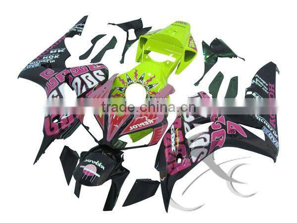 For 2006-2007 Honda CBR1000RR CBR1000 Wholesale Pink sunflower New Injection ABS Fairing Body Work